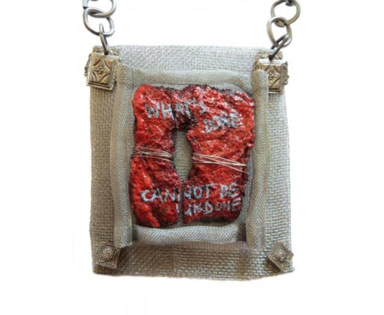 Lieta Marziali - All The Perfumes Of Arabia - What's done cannot be undone (neckpiece, detail)