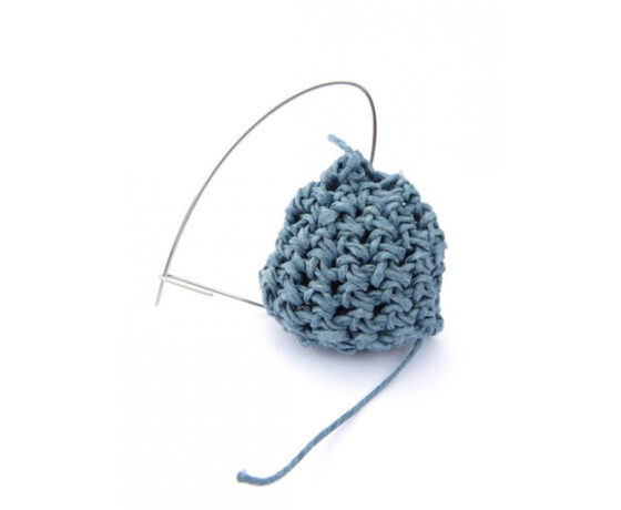 Lieta Marziali - My Kinda Gold pin - light blue